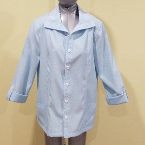 BonWorth V-Neck, Button Down Top